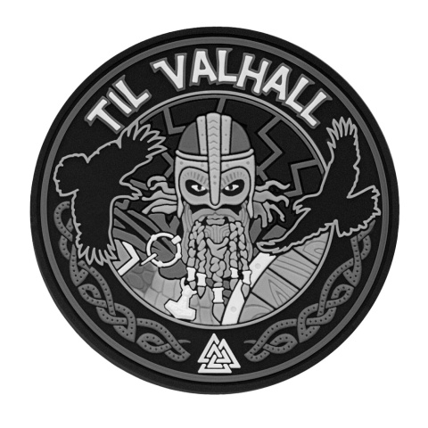M-TAC Naszywka na rzep Til Valhall PVC Grey Black