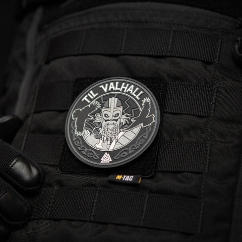 M-TAC Naszywka na rzep Til Valhall PVC Grey Black