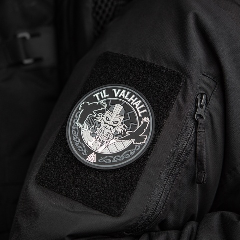 M-TAC Naszywka na rzep Til Valhall PVC Grey Black