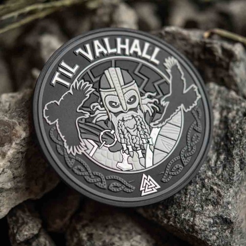 M-TAC Naszywka na rzep Til Valhall PVC Grey Black