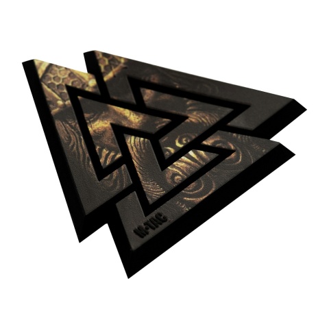 M-TAC Naszywka na rzep Valknut 3D PVC Black Coyote