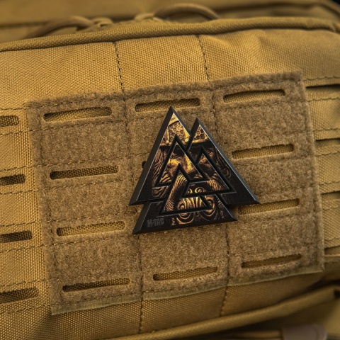 M-TAC Naszywka na rzep Valknut 3D PVC Black Coyote