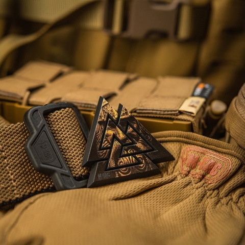 M-TAC Naszywka na rzep Valknut 3D PVC Black Coyote