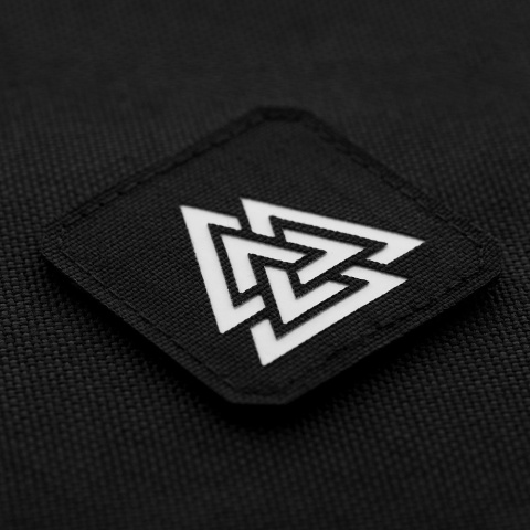 M-TAC Naszywka na rzep Valknut Laser Cut Black GID