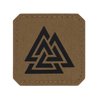 M-TAC Naszywka na rzep Valknut Laser Cut Coyote Black
