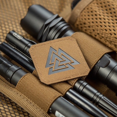 M-TAC Naszywka na rzep Valknut Laser Cut Coyote Black