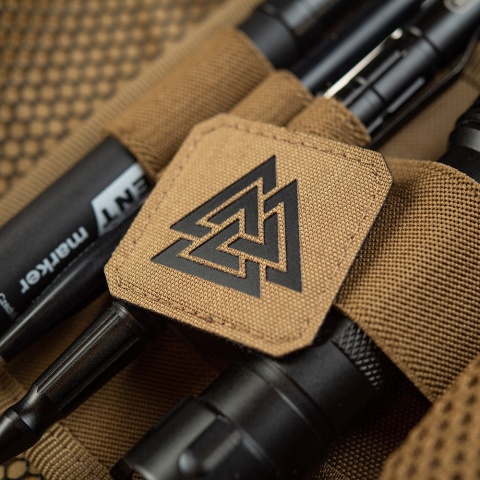 M-TAC Naszywka na rzep Valknut Laser Cut Coyote Black