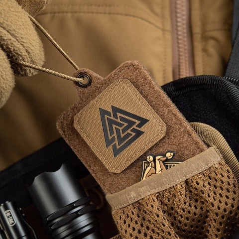 M-TAC Naszywka na rzep Valknut Laser Cut Coyote Black