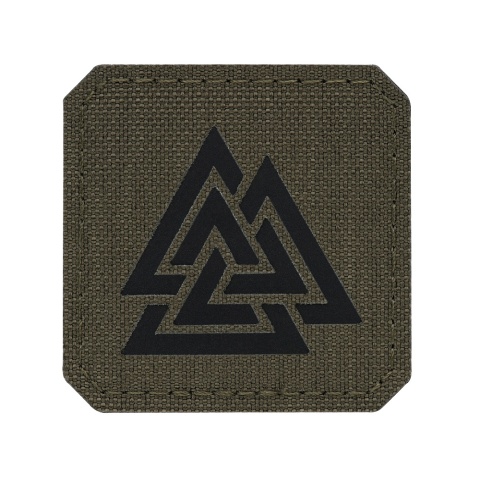 M-TAC Naszywka na rzep Valknut Laser Cut Ranger Green Black