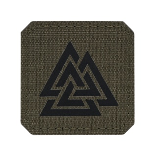 M-TAC Naszywka na rzep Valknut Laser Cut Ranger Green Black
