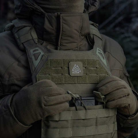 M-TAC Naszywka na rzep Valknut Laser Cut Ranger Green Black
