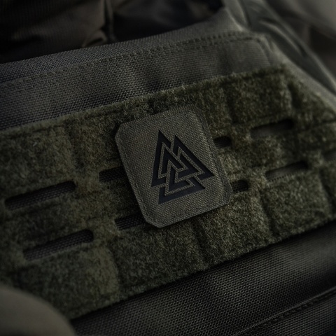 M-TAC Naszywka na rzep Valknut Laser Cut Ranger Green Black