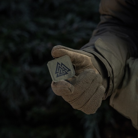 M-TAC Naszywka na rzep Valknut Laser Cut Ranger Green Black