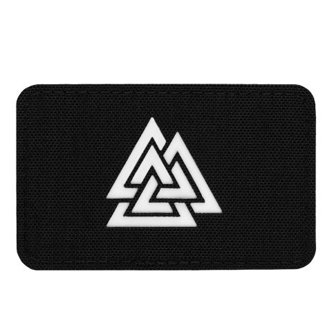 M-TAC Naszywka na rzep Valknut Pozioma Laser Cut Black GID