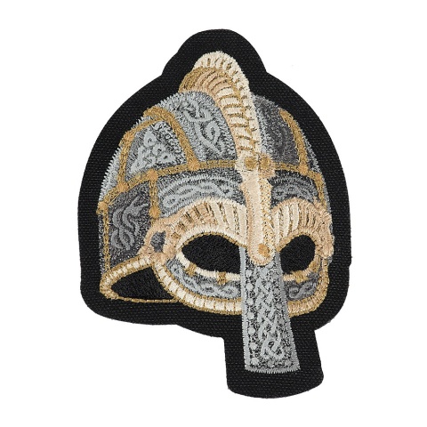 M-TAC Naszywka na rzep Viking Helmet Haftowanie Black