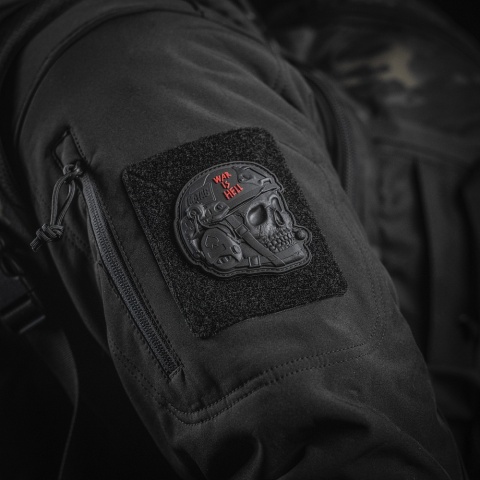 M-TAC Naszywka na rzep War is Hell 3D PVC Black