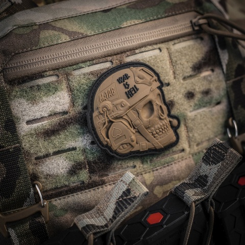 M-TAC Naszywka na rzep War is Hell 3D PVC Coyote