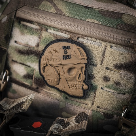 M-TAC Naszywka na rzep War is Hell 3D PVC Coyote