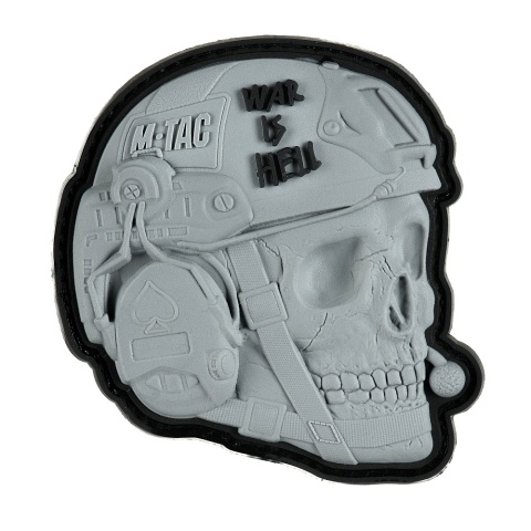M-TAC Naszywka na rzep War is Hell 3D PVC Grey