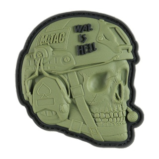 M-TAC Naszywka na rzep War is Hell 3D PVC Olive