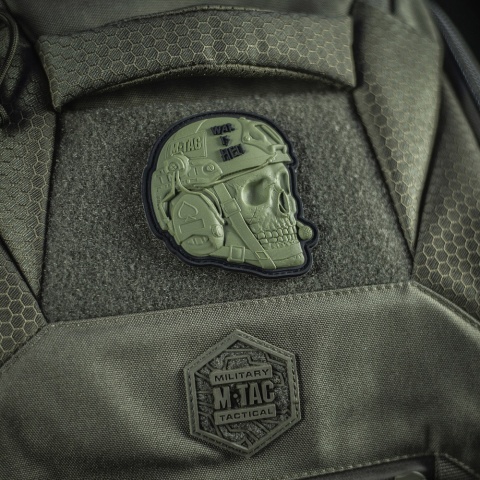 M-TAC Naszywka na rzep War is Hell 3D PVC Olive