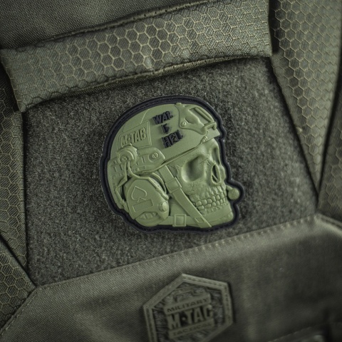 M-TAC Naszywka na rzep War is Hell 3D PVC Olive