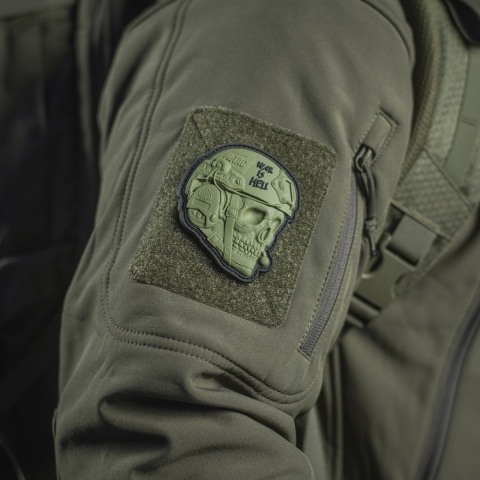 M-TAC Naszywka na rzep War is Hell 3D PVC Olive