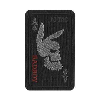 M-TAC Naszywka na rzep Bad Boy Embroidery Black