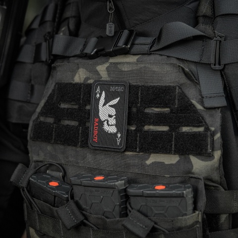 M-TAC Naszywka na rzep Bad Boy Embroidery Black