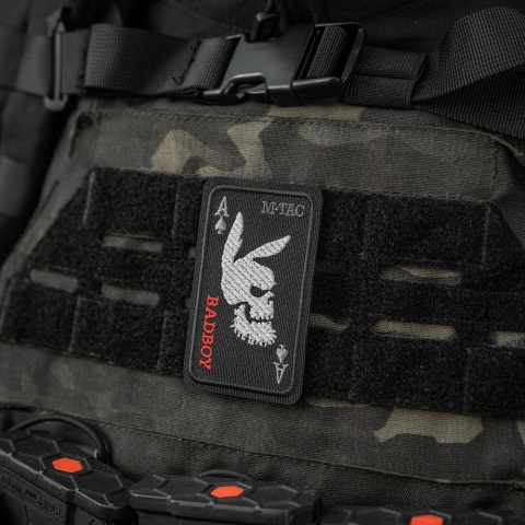 M-TAC Naszywka na rzep Bad Boy Embroidery Black