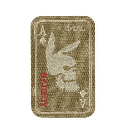 M-TAC Naszywka na rzep Bad Boy Embroidery Coyote
