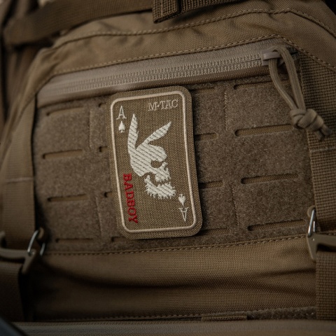 M-TAC Naszywka na rzep Bad Boy Embroidery Coyote