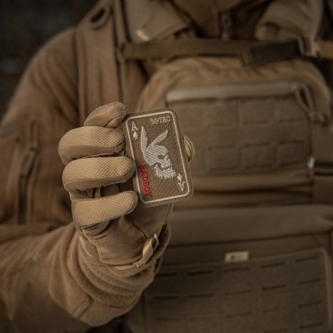 M-TAC Naszywka na rzep Bad Boy Embroidery Coyote
