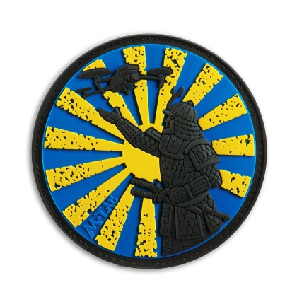 M-TAC Naszywka na rzep Droga Samuraja PVC Blue Yellow