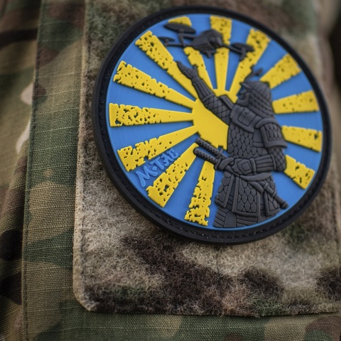 M-TAC Naszywka na rzep Droga Samuraja PVC Blue Yellow
