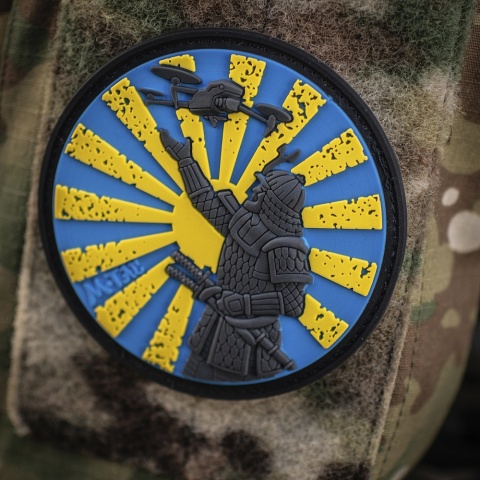 M-TAC Naszywka na rzep Droga Samuraja PVC Blue Yellow