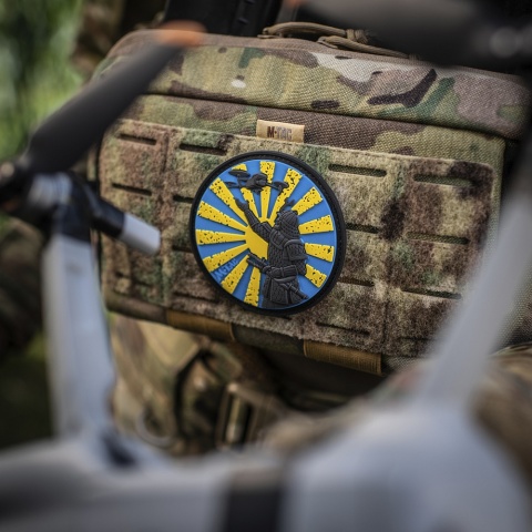 M-TAC Naszywka na rzep Droga Samuraja PVC Blue Yellow