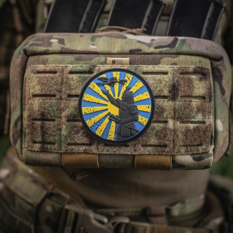 M-TAC Naszywka na rzep Droga Samuraja PVC Blue Yellow