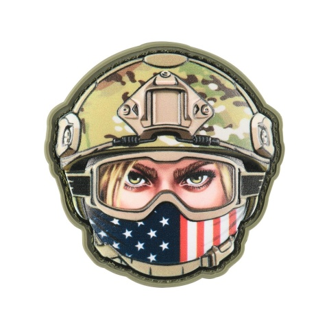 M-TAC Naszywka na rzep Emoji USA Girl No 1