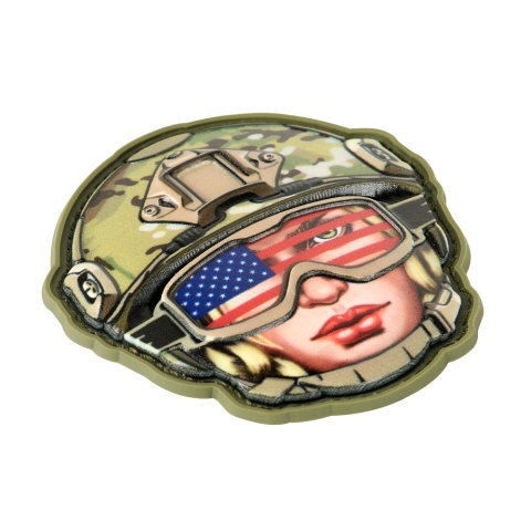 M-TAC Naszywka na rzep Emoji USA Girl No 2