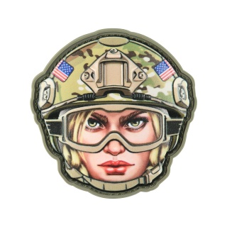 M-TAC Naszywka na rzep Emoji USA Girl No 3
