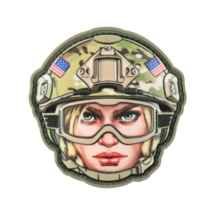 M-TAC Naszywka na rzep Emoji USA Girl No 3