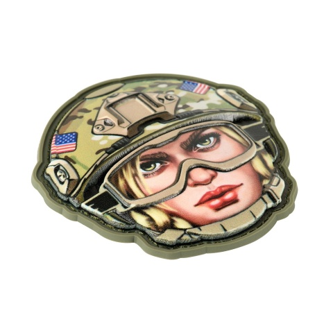 M-TAC Naszywka na rzep Emoji USA Girl No 3