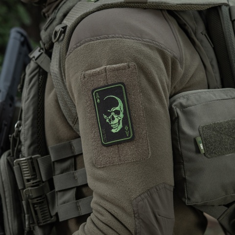 M-TAC Naszywka na rzep Face of War Haft Black Olive