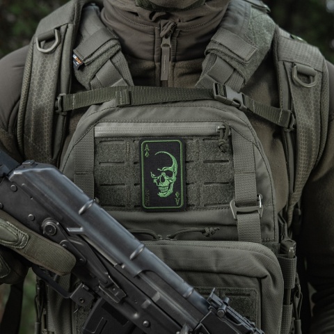 M-TAC Naszywka na rzep Face of War Haft Black Olive