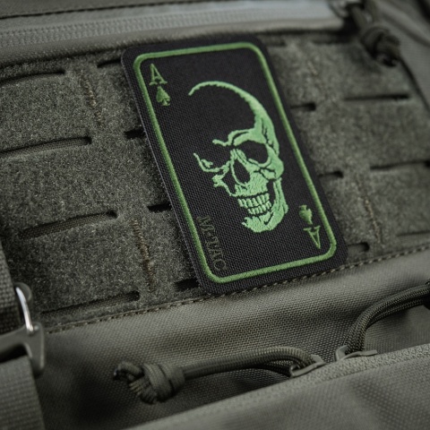 M-TAC Naszywka na rzep Face of War Haft Black Olive