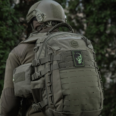 M-TAC Naszywka na rzep Face of War Haft Black Olive