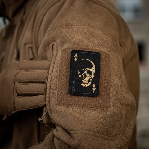 M-TAC Naszywka na rzep Face of War Haft Black Orange