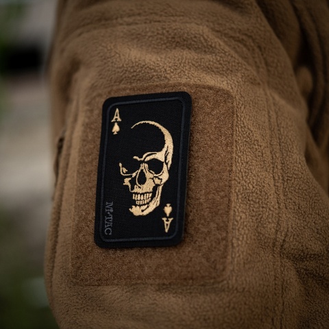 M-TAC Naszywka na rzep Face of War Haft Black Orange