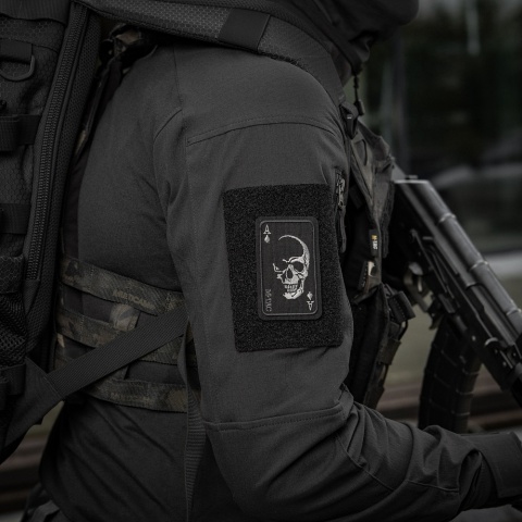 M-TAC Naszywka na rzep Face of War Haft Black
